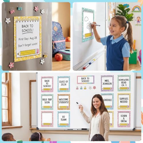 Magnetic Objectives Board for Classroom, Learning Dry Erase Labels - color: File Folder