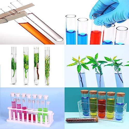 10pcs 300mm Long Borocilicate Glass Tubes OD 10mm Thickness 1mm Wall Glass Tube Laboratory Tubing Clear Tubes for Art DIY