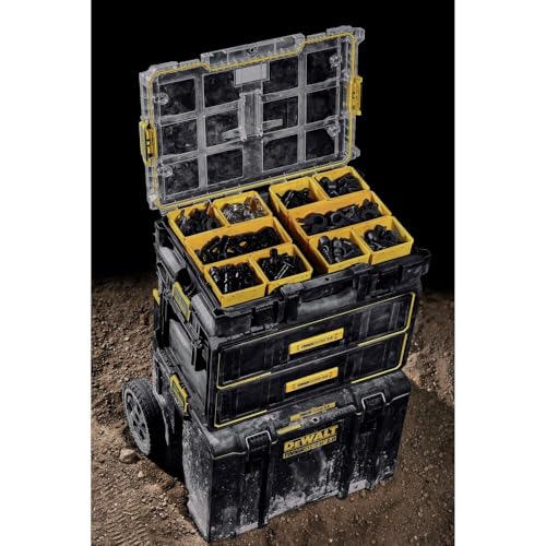 DEWALT ToughSystem Tool Organizer, 2.0 Full-Size, 10 Compartments (DWST08040)