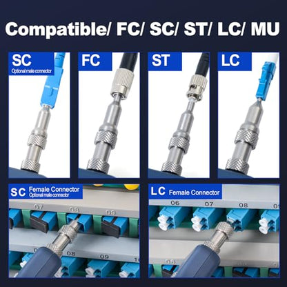 2.5mm APC Male Connector Suit for Optical Fiber Cleaning Inspection Probe KIP-600V - style: 2.5mm APC Male
