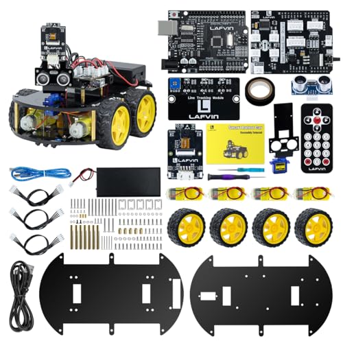 LAFVIN R3 Camera Smart Robot Car Compatible with Arduino IDE with Tutorial