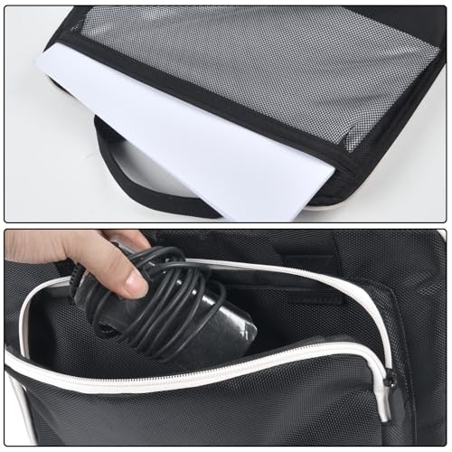 Wireless Mobile Printer Case Compatible with Canon PIXMA TR150/ iP110 Printers, Potable Travel Storage Bag Fit for Printer Charger, Ink Cartridges, Batteries and Accessories (Box Only) -Black - color: Black