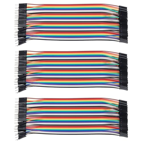 120Pcs Breadboard Jumper Wires,15 cm 40 Pin Male to Female - size: 5.9 inch (15 cm), style: Male to Female