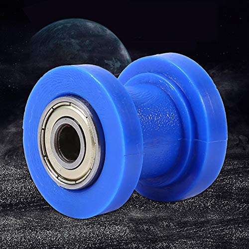 ANGGREK Pulley, Universal 10mm Heavy Duty Tensioner Wheel, Moto ATV for Dirt Pit Mini Bike (Yellow) (Blue)