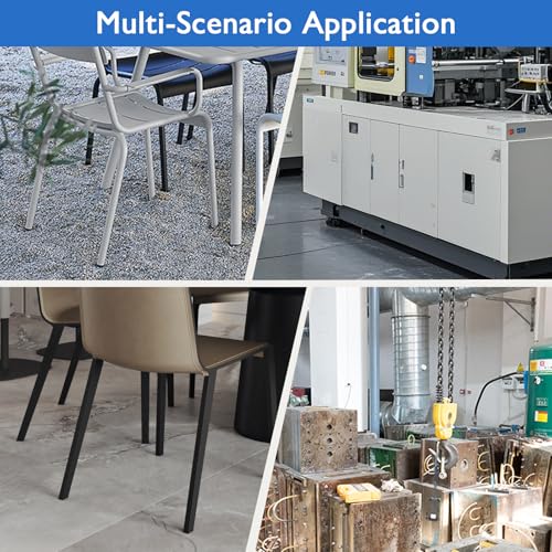 16 Pack 1/2" x 1" Black Rectangular Tube End Cap Plastic Plugs - color: Black, size: 1" x 1/2" - 16 pcs