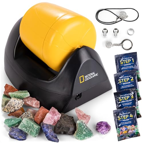 National Geographic Starter Rock Tumbler Kit for Kids and Adults