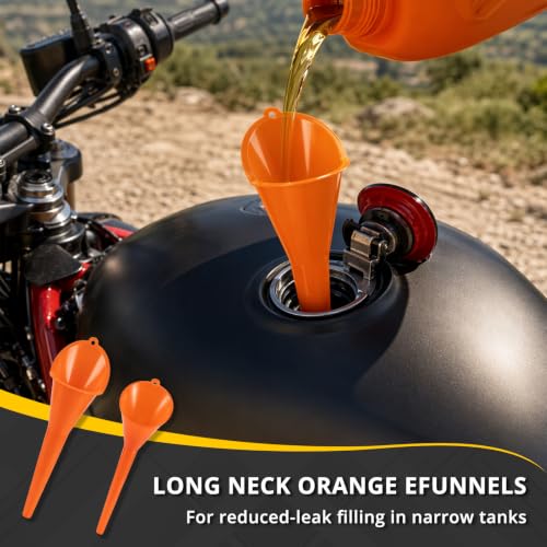19Pcs Flexible Hose Funnel kit, Sturdy Plastic Automotive Funnel Set, Practical car Funnel Set, Versatile funnels for Automotive use for Oil, Coolant & Recessed Fillers