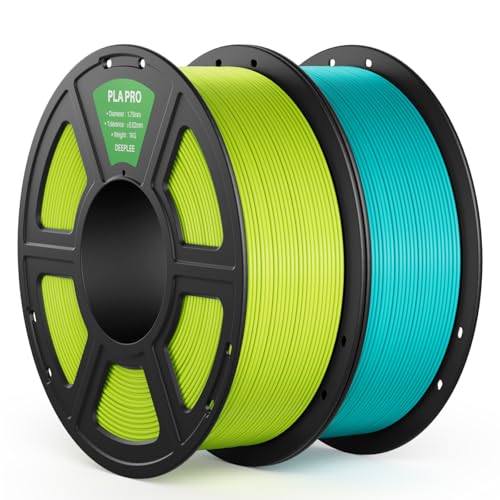 PLA PRO 3D Printing Filament 1.75mm 2KG Green/Turquoise - color: Turquoise Green & Green