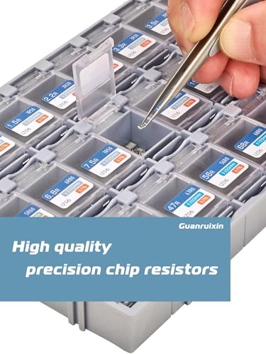 Chip Resistor Design Kit, EIA 1206 Size, 0R-10M Resistance, 72 Values 7200PCS, 1% Tolerance, RoHS Compliant - size: EIA 1206 Resistors