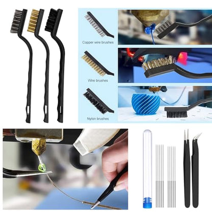 3D Print Finishing Kit with Electric Polishing Tool, Cleaning & Removal Set - color: Professional-Grade Tools
