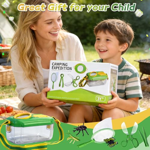 28 PCS Outdoor Explorer Kit, Bug Catcher for Kids Educational Outdoor Toys