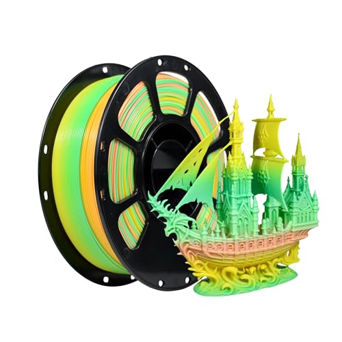iBOSS Rainbow Filament Multicolor PLA+ Filament 1.75mm Shiny Color Changing 3D Printer Filament 1Kg(2.2lbs) Gradient PLA Plus, Fits for Most 3D Printer, Accuracy +/- 0.02mm, Morandi Rainbow 02 - color: 1kg, Morandi Rainbow 02
