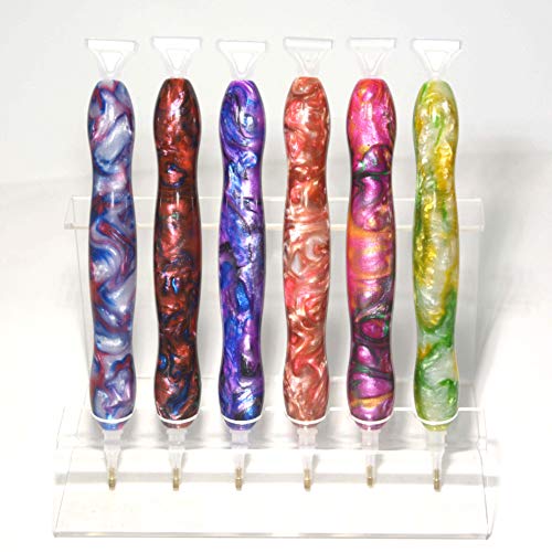Praise V Do Purple Diamond Painting Art Drill DotAccessories Tools Pen, Rhinestone Gem Picker Tool for Diamond Art Painting, Nail Art, Bead Dot Art - color: Forest Purple