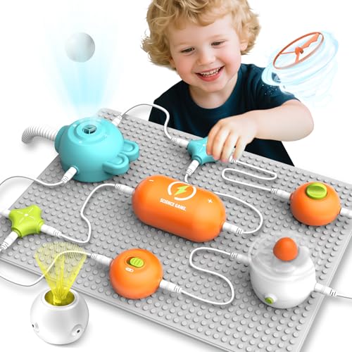 Science Kits for Kids Age 8-12, 25PCS Electronics Circuit Kit, 80+ Projects