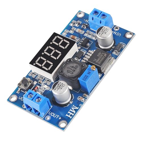 2pcs LM2596S LM2596 DC-DC Buck Converter Adjustable Step-Down Voltage Regulator Power Module 36V 24V 12V to 5V 2A Voltage Stabilizer with LED Display