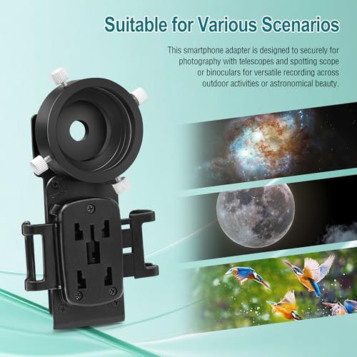 Astromania Smartphone Adapter with T2 Thread and Eyepiece Adapter 36-42mm - size: Iphone and Eyepiece Adapter 36 - 42mm