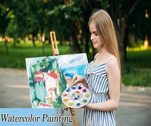 22PCS Paint Tray Palettes,Plastic Paint Pallets for Kids or Adult to Paint - color: 22pcs