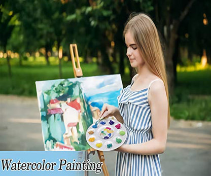 22PCS Paint Tray Palettes,Plastic Paint Pallets for Kids or Adult to Paint - color: 22pcs