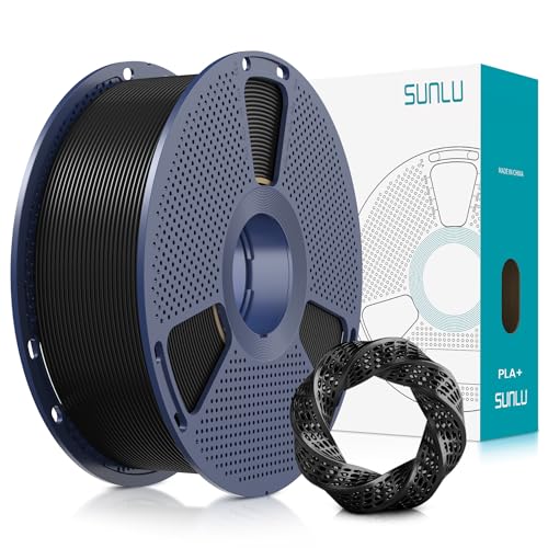 SUNLU PLA Plus Filament 1.75mm Black 1KG - color: 1000g Black, size: 1 kg