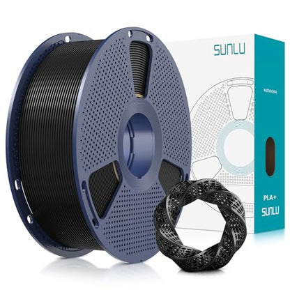 SUNLU PLA Plus Filament 1.75mm Black 1KG - color: 1000g Black, size: 1 kg