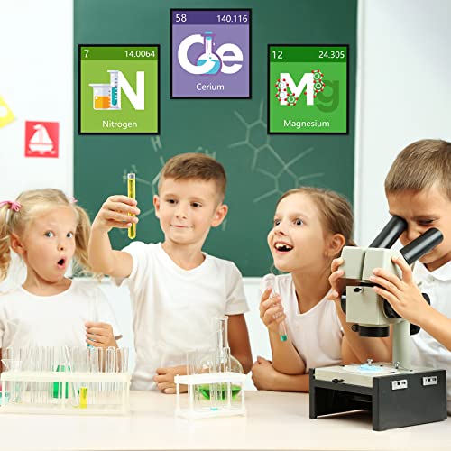 Zonon 10 Pcs Science Posters for Classroom for Elementary,Colorful