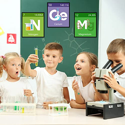 Zonon 10 Pcs Science Posters for Classroom for Elementary,Colorful