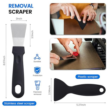 79 Pcs 3D Printer Tools Kit, 3D Printing Accessories Includes Nozzle Cleaning Tool, Deburring Tool, Drill Set, Hobby Knife Set, Tube Cutter Suitable for 3D Print Removing, Cleaning, Finishing - style: 79PCS