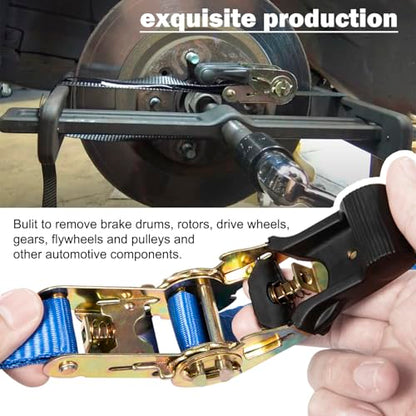 6980 Brake Drum and Rotor Puller Kit, Spreads Up to 12-3/4", Reach 5"
