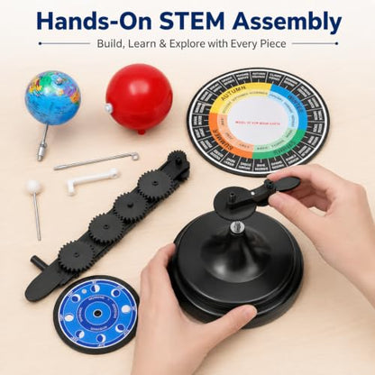 Sun Earth Moon Orbit Model Kit for Classroom Astronomy -Globe