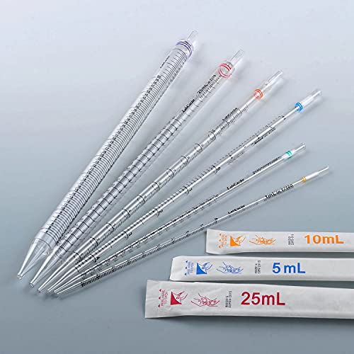 Serological Pipette - 5ml/Blue, Individually Wrapped(Case of 100) - size: 5ml - 100pcs
