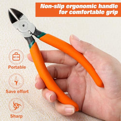 Diagonal Pliers for Flush Cut Plastics, 45°Angled Wire Cutters - style: 45 Angled Wire Cutters