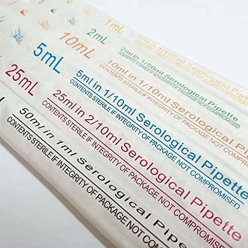 Serological Pipette - 1ml/Yellow, Individually Wrapped(Case of 100) - size: 1ml - 100pcs