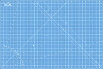 Elan Cutting Mat A1 Blue, Large Self Healing Cutting Mat 24 x 36 Inch, 5-Ply Craft Board Blue, Hobby Board for Crafts 24x36 Inch - style: 36 x 24"