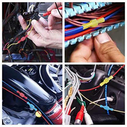 TICONN 800 Pcs Nylon Spade Connector Kit, Insulated Crimp Wire Connectors - style: Combo 800Pcs