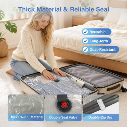 Vacuum Storage Bags with Pump,Space Saver,Cordless,16-Pack - size: 16 Combo Set
