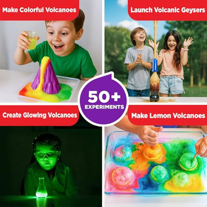 Doctor Jupiter Erupting Volcano Science Kit for Kids Ages 8+, STEM Toy - style: Volcano Science Kit: 8+
