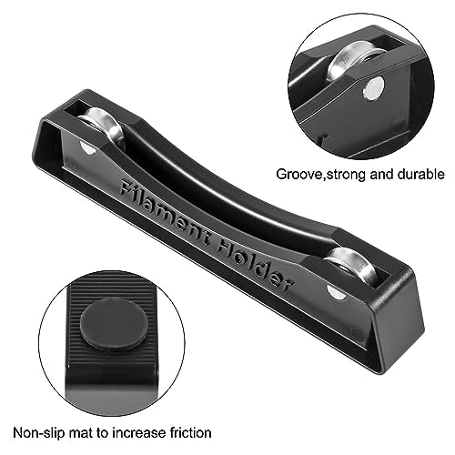 6pcs 3D Printer Filament Spool Holder Stand Metal Bearing Design Compatible with All Filament Types for PLA/ABS/TPU and Other Printing Materials (3 Set)