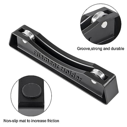 6pcs 3D Printer Filament Spool Holder Stand Metal Bearing Design Compatible with All Filament Types for PLA/ABS/TPU and Other Printing Materials (3 Set)