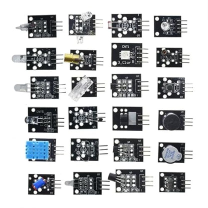 45 in 1 Sensors Modules 16 Kinds Starter Kit, Better Than 37 in 1 DIY UNO R3(37 in 1 kit Box) - color: 37 in 1 Kit Box