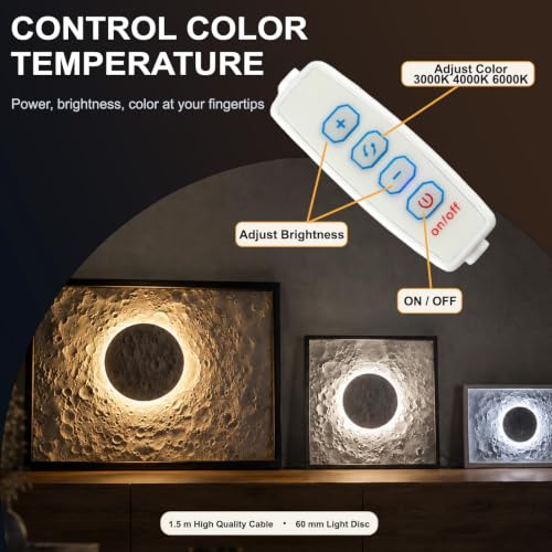LED Lamp Kit 001, 3D Printing Model Kit, 3-Color Dimmable, 1 Pack - size: Multicolor