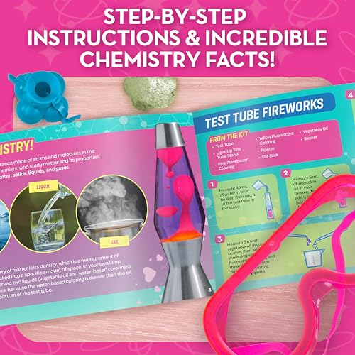 Barbie Chemistry Science Kit with 50 Experiments for Kids Ages 8-12