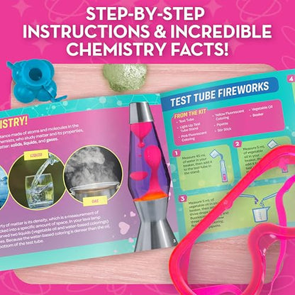 Barbie Chemistry Science Kit with 50 Experiments for Kids Ages 8-12