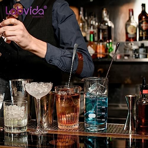 12pcs Glass Beakers Shot, Vol.25ml, 3.3 Borosilicate Glass, Griffin Low Form Lab Beaker Set with Printed Graduation, LVA001 - style: 12pcs of Vol.25ml