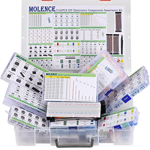 5162pcs DIY Electronics Components Kit Assortment