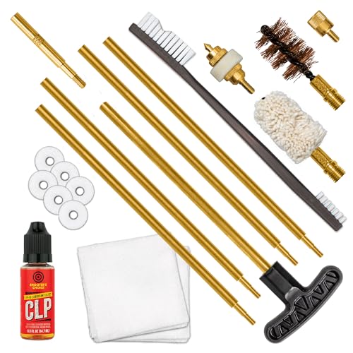OTIS 12 Ga Shotgun Cleaning Kit, Includes 5 Brass Rods, Brushes, Patches,