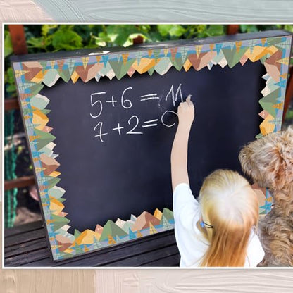 Outus 68 ft Mountain Bulletin Board Borders, 2.99 Inches - size: 2.99 Inches, style: Moving Mountains