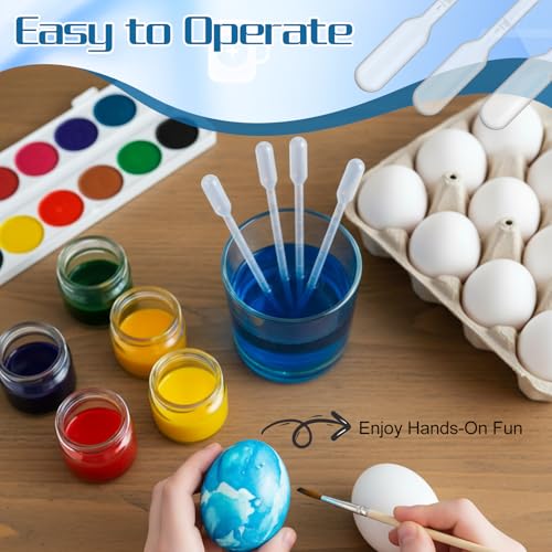 1000 Pcs 1ML Premium Disposable Plastic Transfer Pipettes, Clear Graduated Eye Dropper for Essential Oils, Home Use, Science Class, Lab Experiments, DIY Art (1 ML)