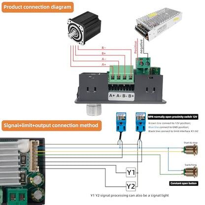 SMC04 High Power Stepper Motor Driver Controller for NEMA17 23 34 - style: SCM04