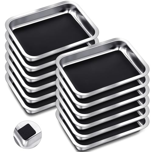 Conelist 12 Set 10.2 x 7.5 Inch Dissection Pan with Wax, Black - color: Black, size: 10.2 x 7.5 Inch
