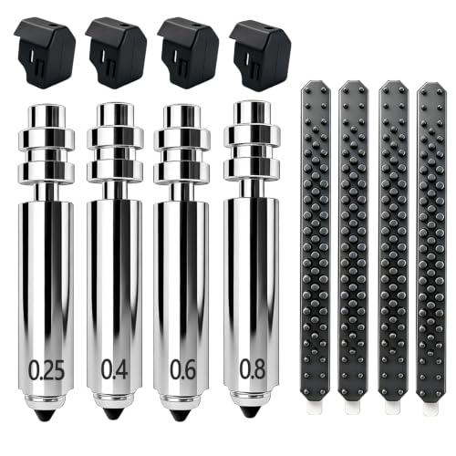 4PK 0.25/0.4/0.6/0.8mm Kobra 4/Kobra X Nozzle Integrated Hardened Steel Nozzles All-Metal Quick-Detachable Extruder Throat Tube Nozzles Print Head Hot End for Anycubic Kobra 4/KX 3D Printer Parts - style: 0.25/0.4/0.6/0.8MM Kobra X Nozzle Kit